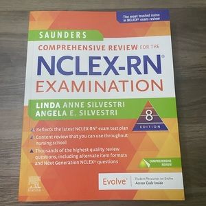 Saunders nclex nursing book. 8th edition.​